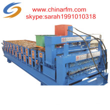 Double Layer Metal Tile Roll Forming Machine